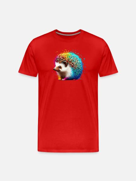 Hérisson - T-shirt bio Premium Homme - rouge