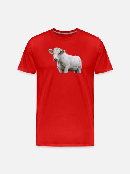 Vache - T-shirt bio Premium Homme - rouge