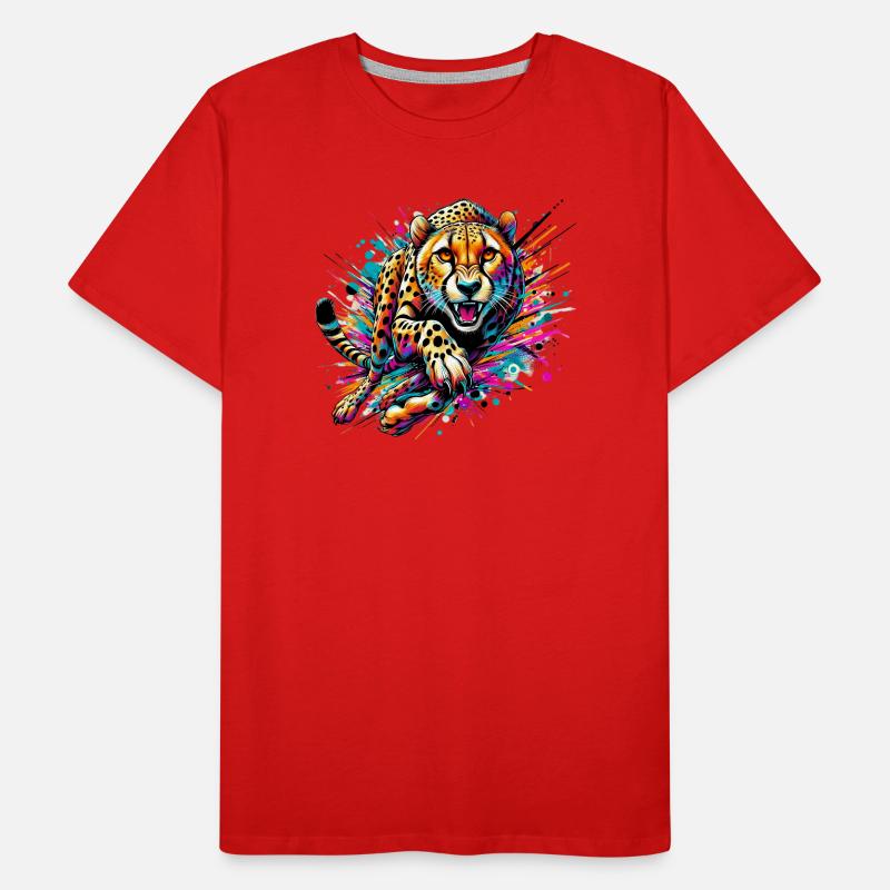 Guépard T-shirt bio Premium Homme