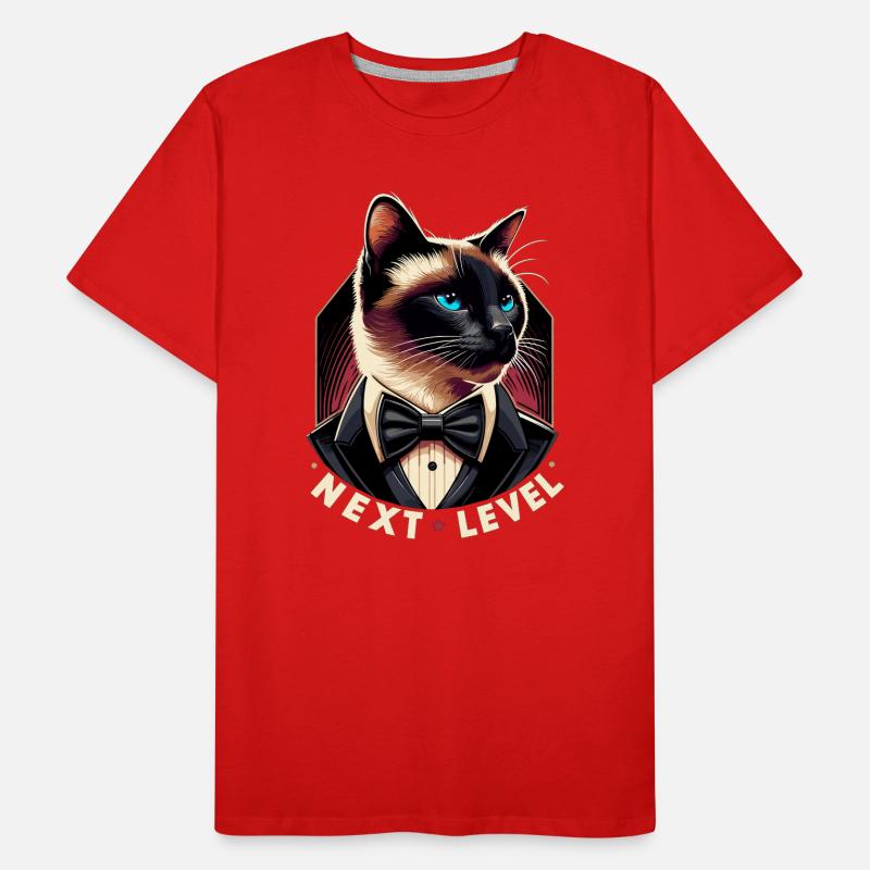 Siamese Cat Siamese Cat Next Level Suit Gift Men's Premium Organic T-Shirt