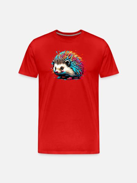 Hérisson - T-shirt bio Premium Homme - rouge