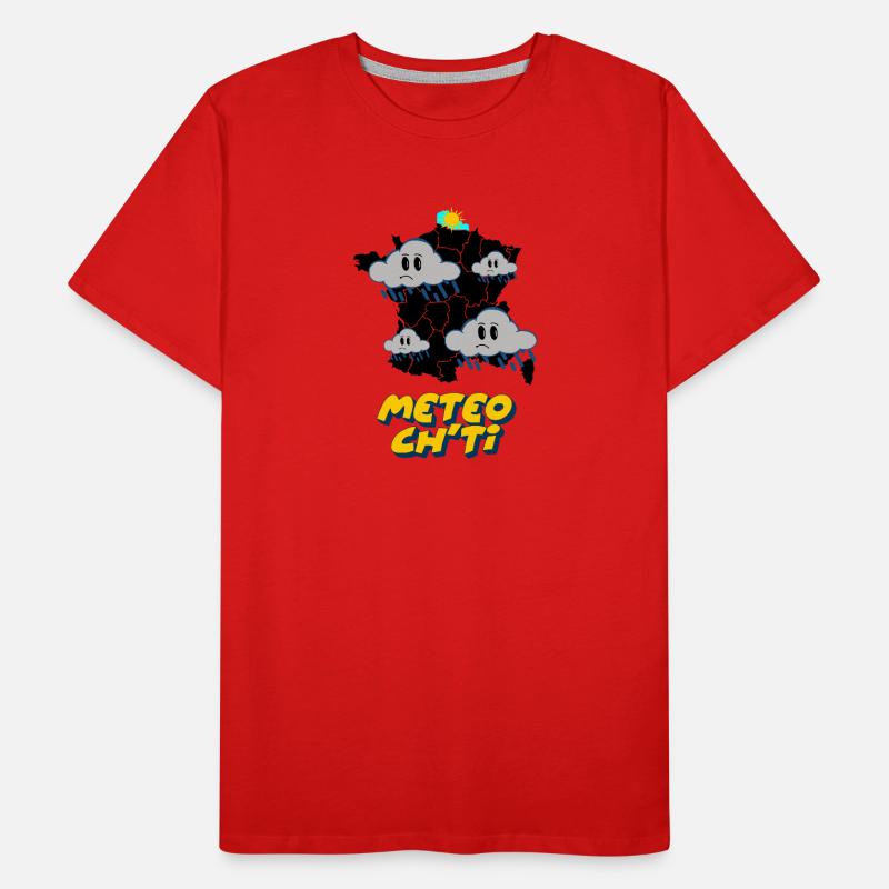 Météo Ch'ti T-shirt bio Premium Homme