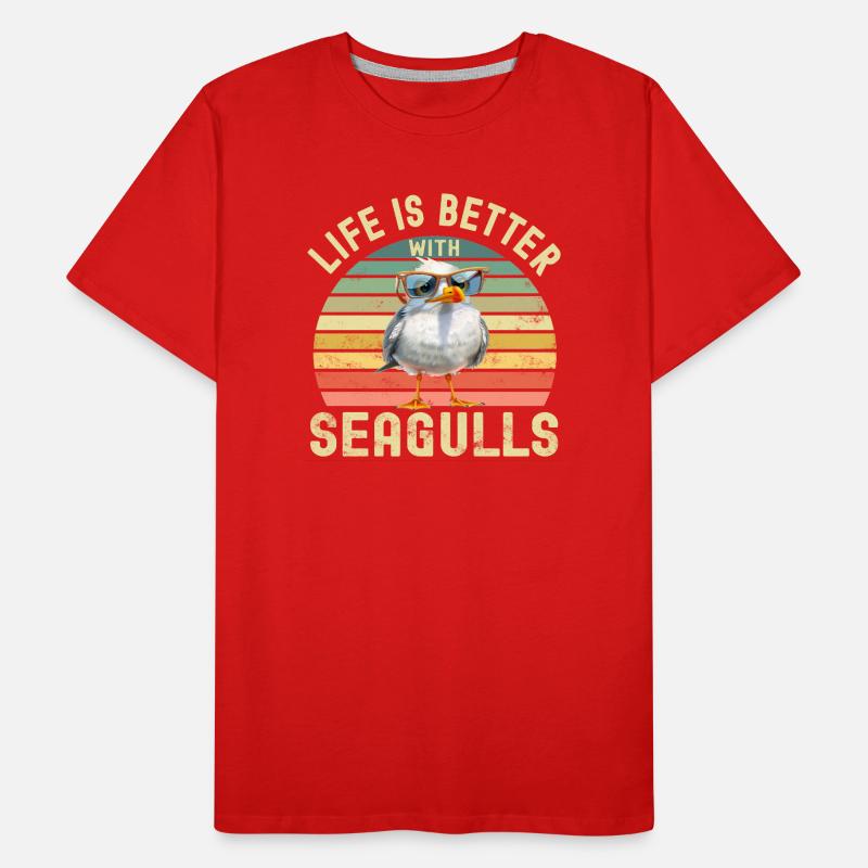 Seagulls Men's Premium Organic T-Shirt