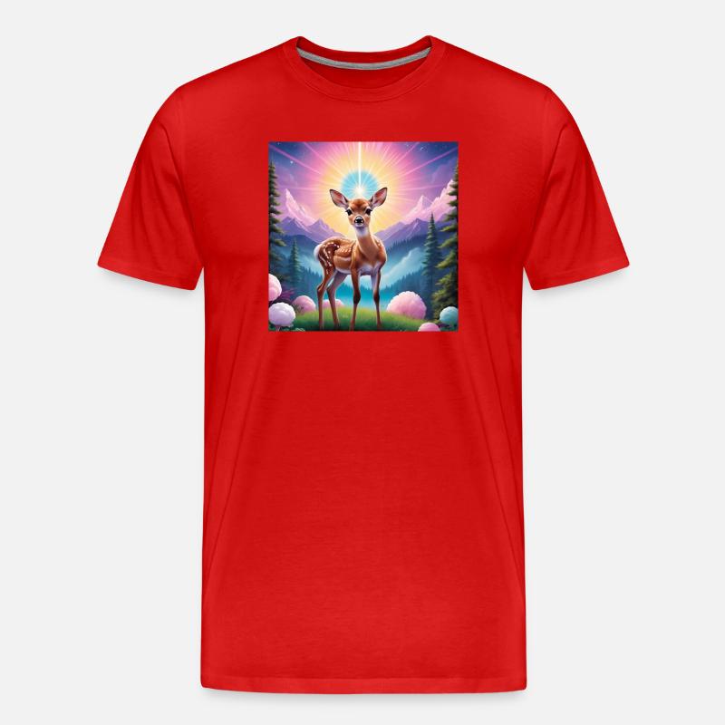 Faon - T-shirt bio Premium Homme - rouge