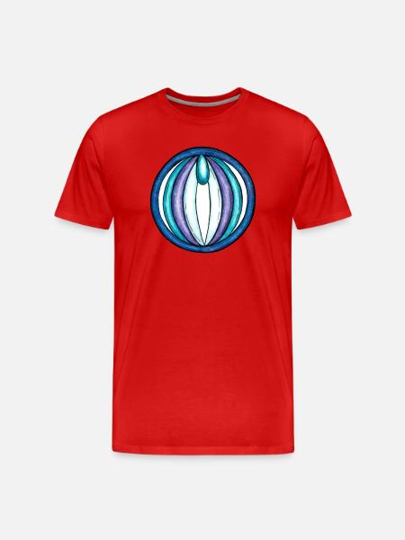 The Empress Ring - Men's Premium Organic T-Shirt - red