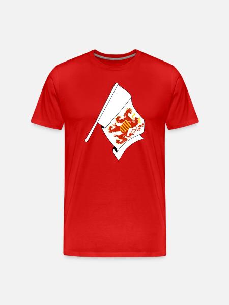 Flag Limburg Belgium - Men's Premium Organic T-Shirt - red
