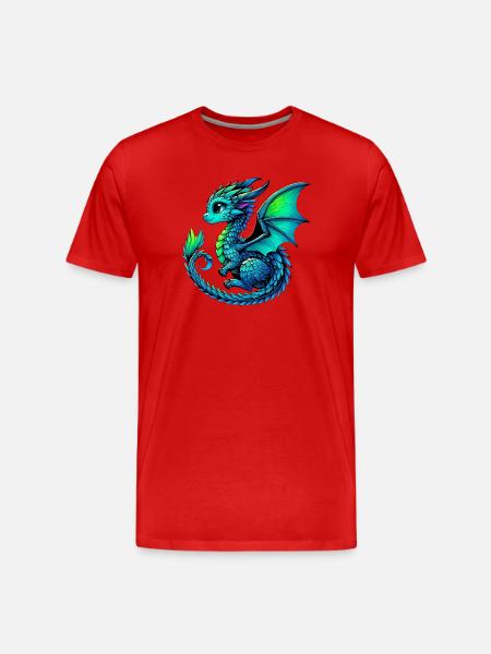 Dragon - T-shirt bio Premium Homme - rouge