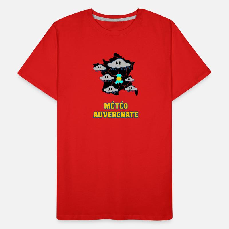 Météo Auvergnate T-shirt bio Premium Homme