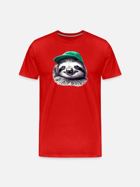 Paresse - T-shirt bio Premium Homme - rouge
