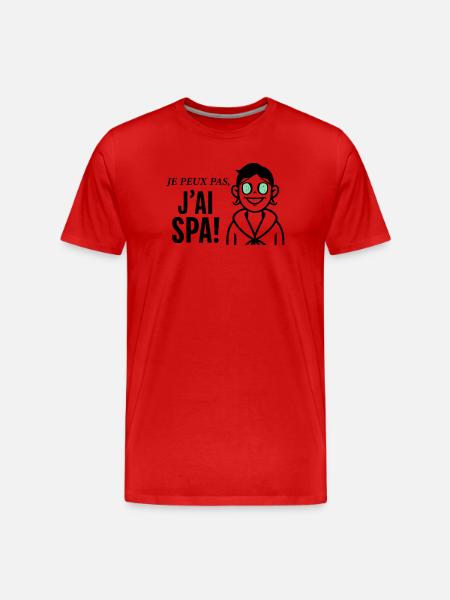 Je peux pas j'ai Spa - T-shirt bio Premium Homme - rouge