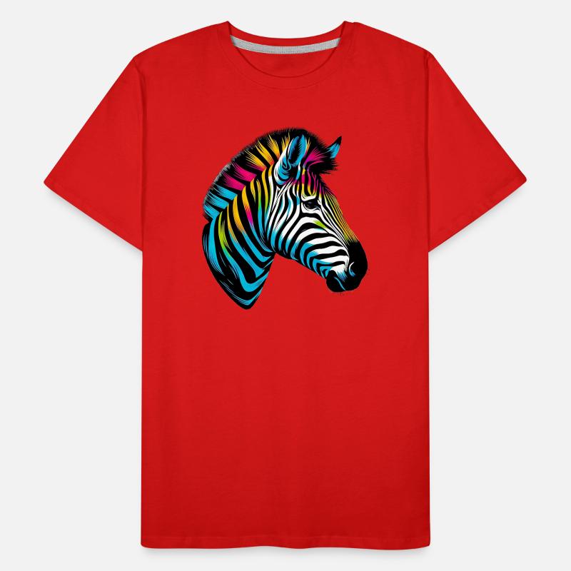 Zebra Männer Premium Bio T-Shirt