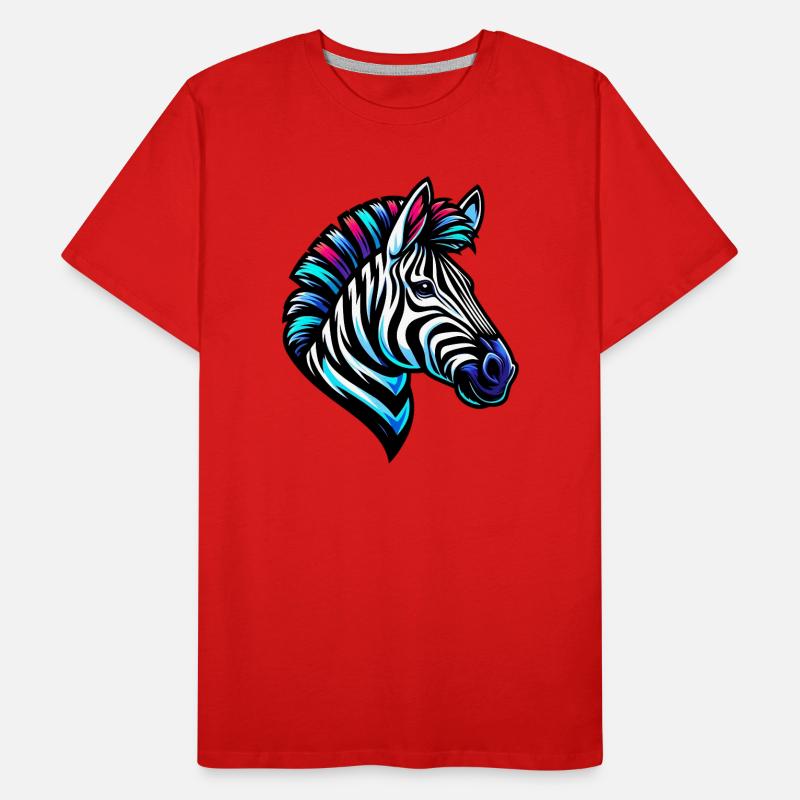 Zebra Men's Premium Organic T-Shirt