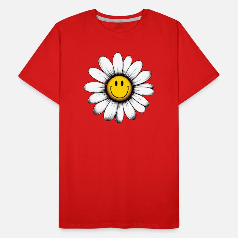 Daisy Men's Premium Organic T-Shirt