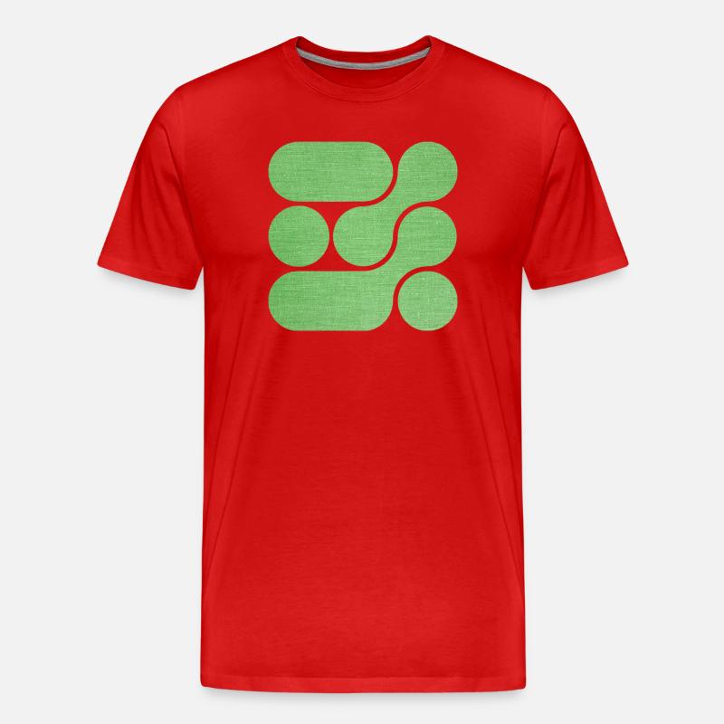 OCHOOO - GRÜN - Männer Premium Bio T-Shirt - Rot