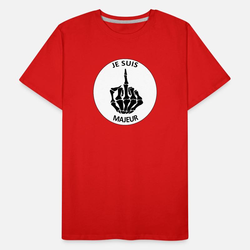 Ich bin volljährig Männer Premium Bio T-Shirt