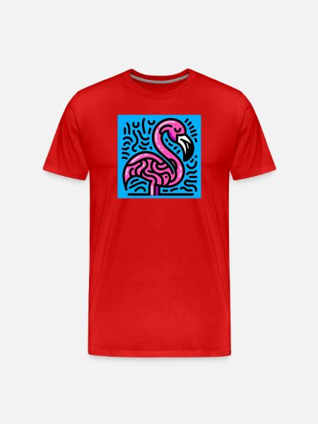 Flamant - T-shirt bio Premium Homme - rouge