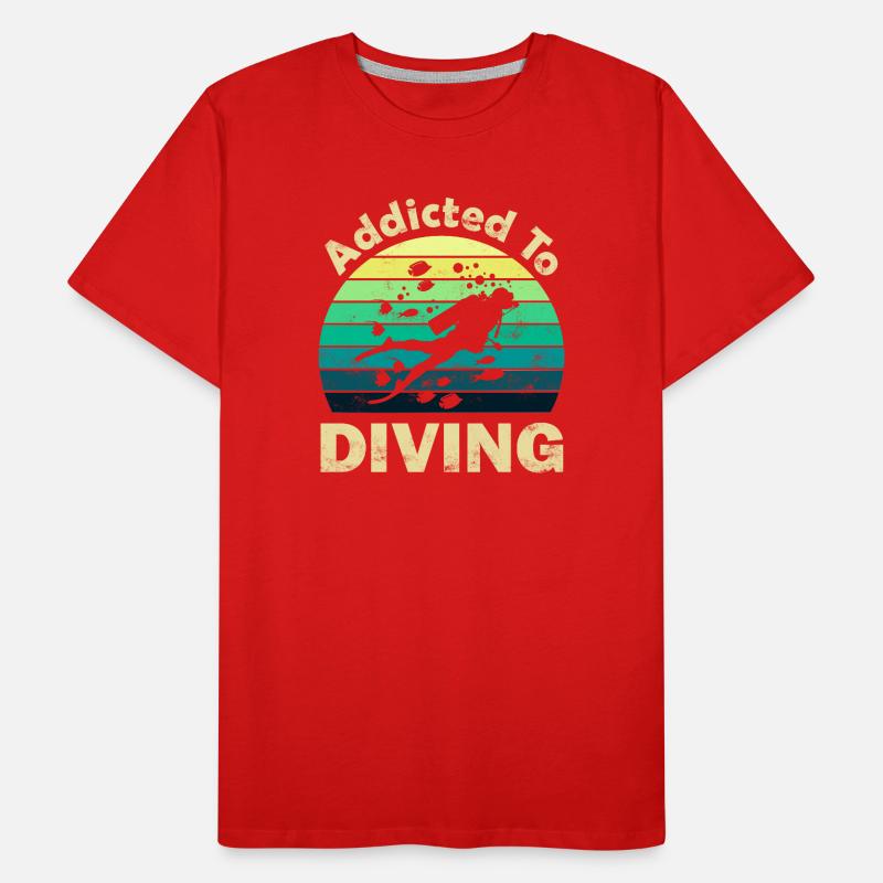 Diving Divers Men's Premium Organic T-Shirt