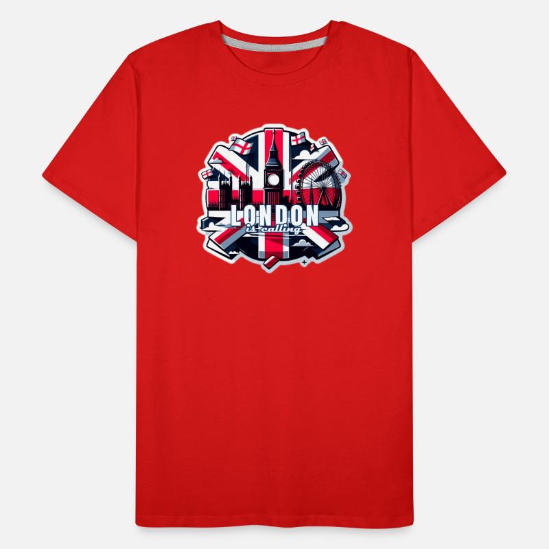 Londres vous appelle T-shirt bio Premium Homme