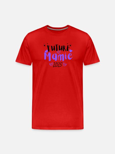 Future Granny 2025 - Men's Premium Organic T-Shirt - red