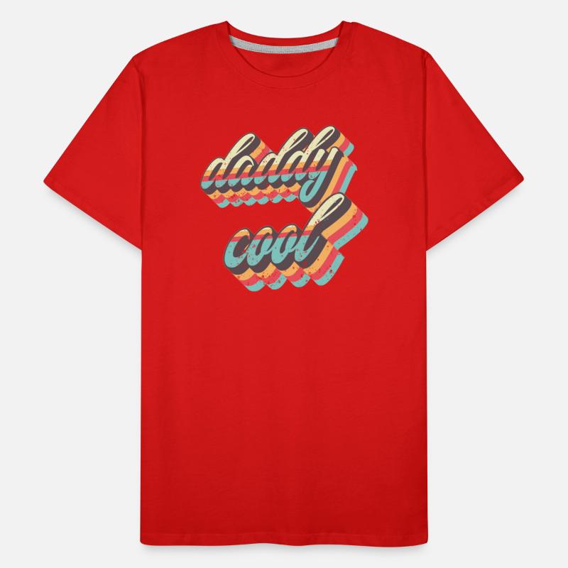 Sangles rétro Daddy Cool T-shirt bio Premium Homme