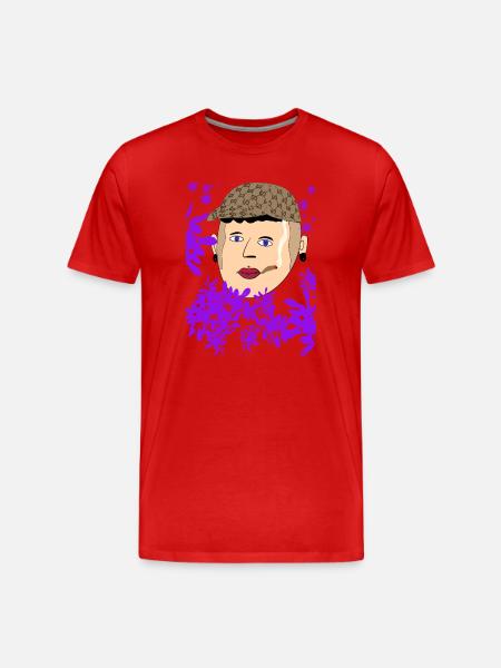 Talahon Dessin d’Enfants - T-shirt bio Premium Homme - rouge