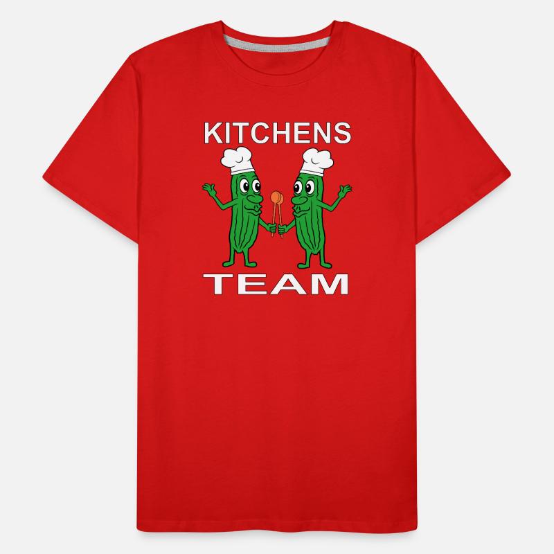 Koch Kochen Männer Premium Bio T-Shirt