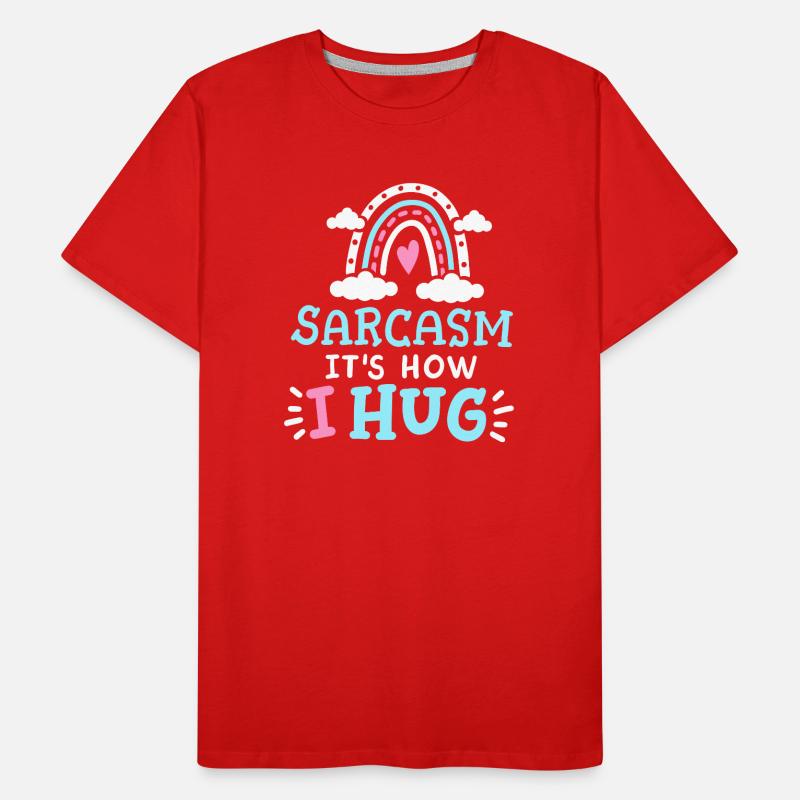 Sarkasmus Sarkastisch Männer Premium Bio T-Shirt