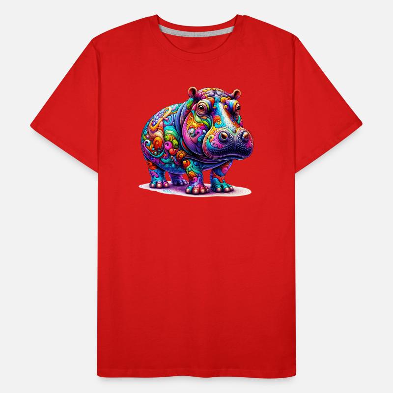 Hippopotame T-shirt bio Premium Homme