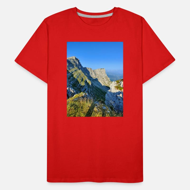 Falaises du Vercors T-shirt bio Premium Homme
