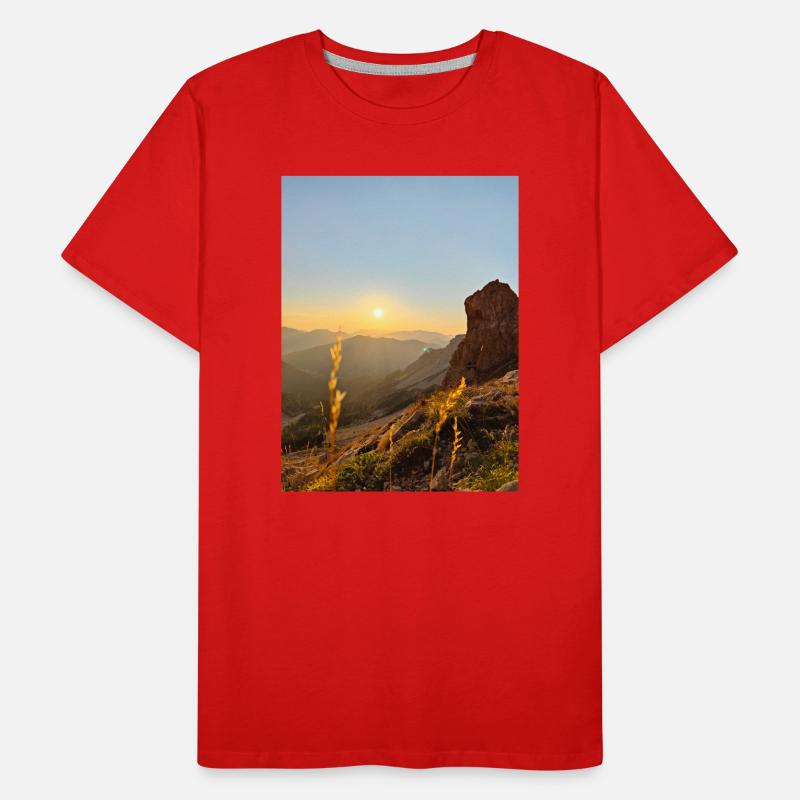Sunset Men's Premium Organic T-Shirt