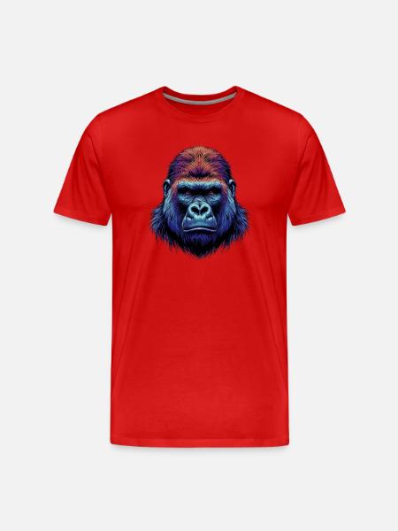 Gorille - T-shirt bio Premium Homme - rouge