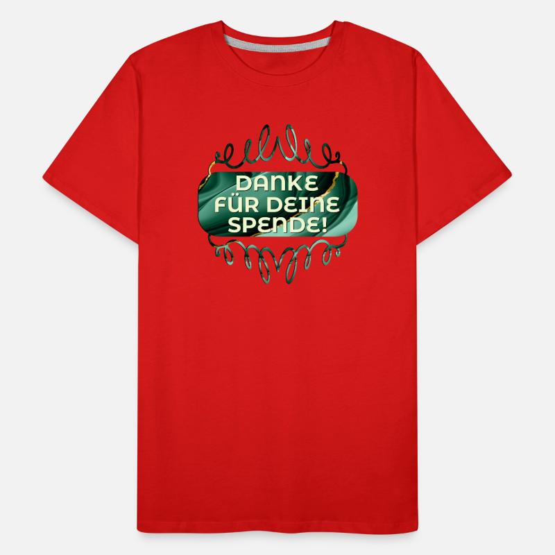 DANKE SPENDE Männer Premium Bio T-Shirt