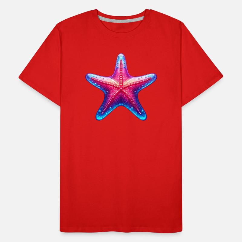 Seestern Männer Premium Bio T-Shirt