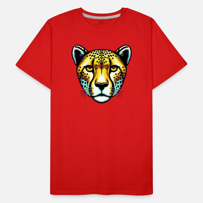 Gepard Männer Premium Bio T-Shirt