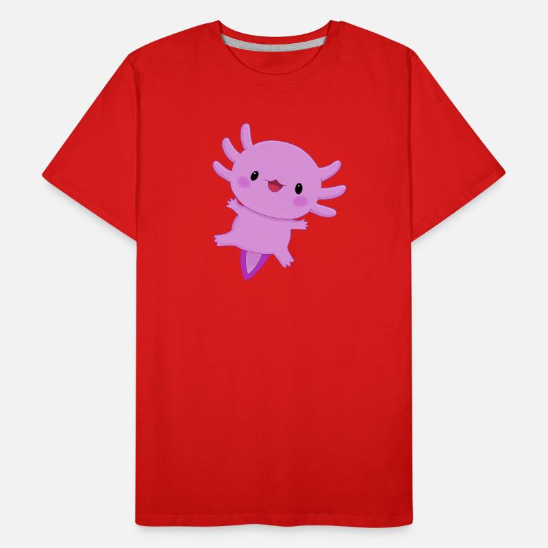 Axolotl Männer Premium Bio T-Shirt
