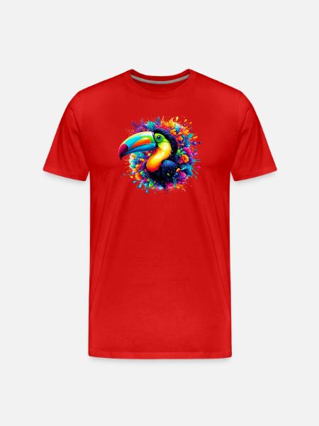 Toucan - T-shirt bio Premium Homme - rouge