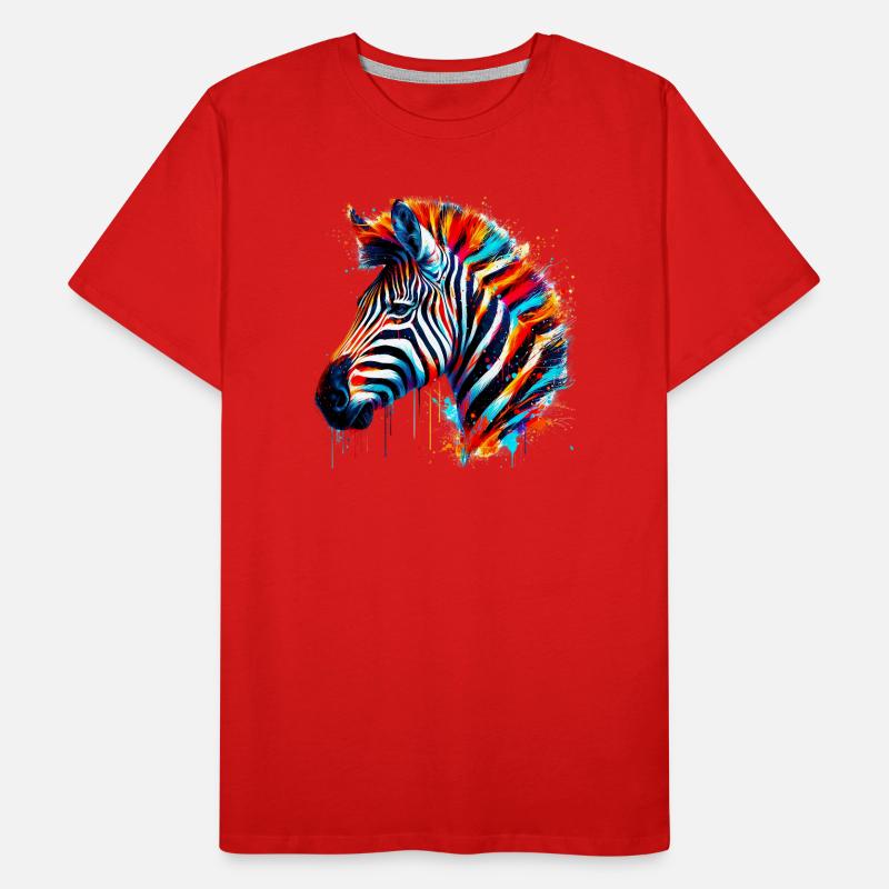 Zebra Männer Premium Bio T-Shirt