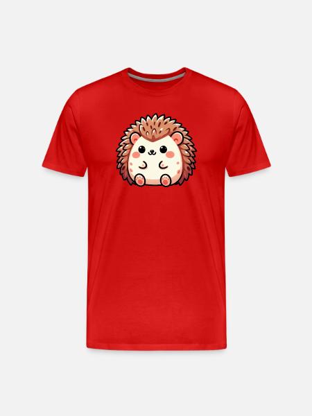 Hérisson - T-shirt bio Premium Homme - rouge