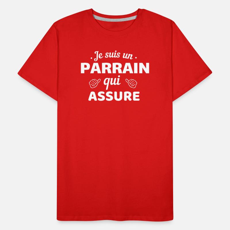 Überraschender Humor Ich bin ein Pate, der dafür sorgt, dass Männer Premium Bio T-Shirt