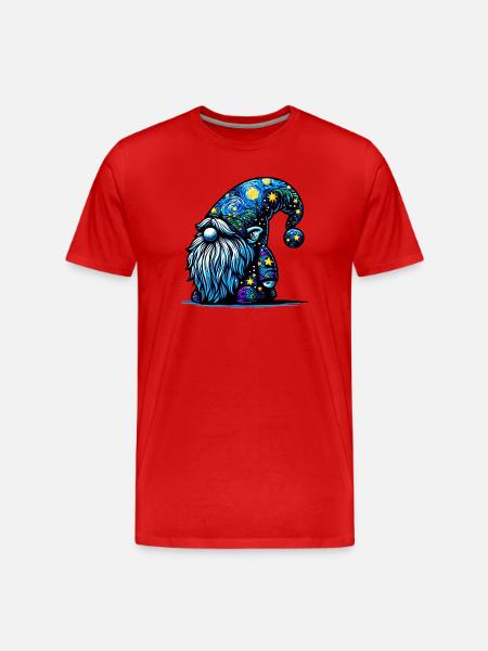 Gnome - Men's Premium Organic T-Shirt - red