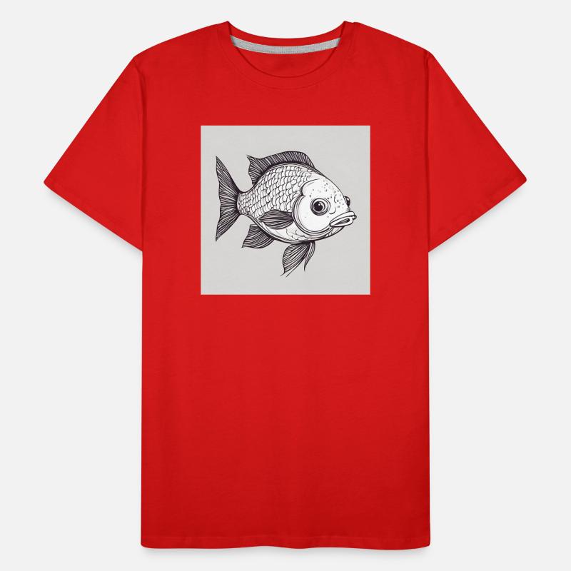 Fish Men's Premium Organic T-Shirt