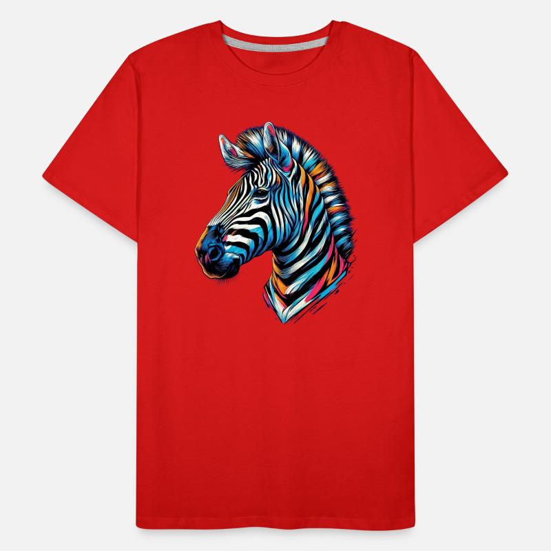 Zebra Männer Premium Bio T-Shirt