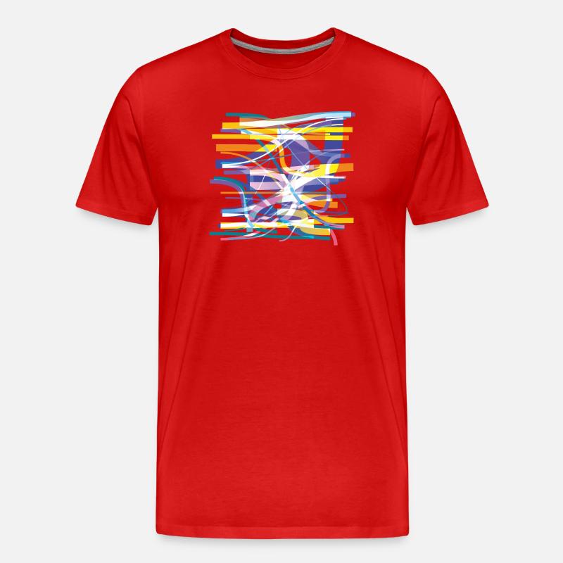 Bodycheck - Männer Premium Bio T-Shirt - Rot