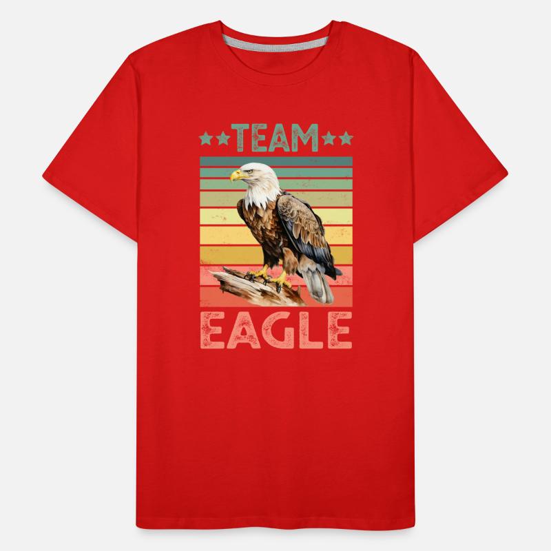 Eagle Bald Eagle Men's Premium Organic T-Shirt