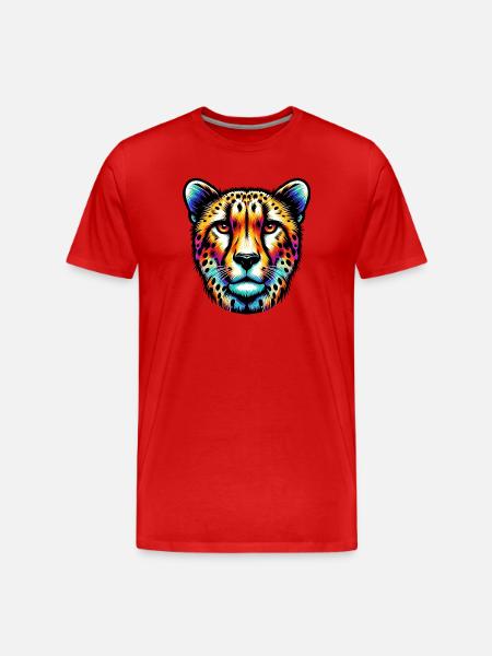 Guépard - T-shirt bio Premium Homme - rouge