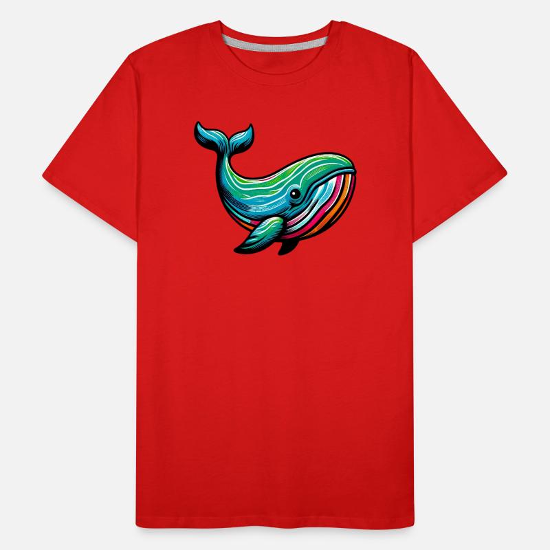 Whale Men's Premium Organic T-Shirt