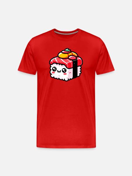 Sushi - Men's Premium Organic T-Shirt - red