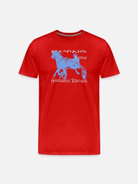 Course de trot trotteur - T-shirt bio Premium Homme - rouge