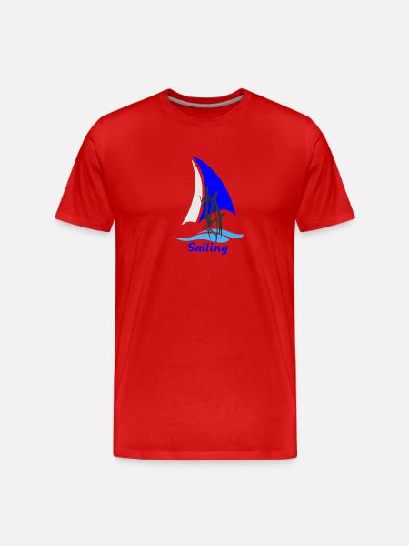 Sailing - T-shirt bio Premium Homme - rouge