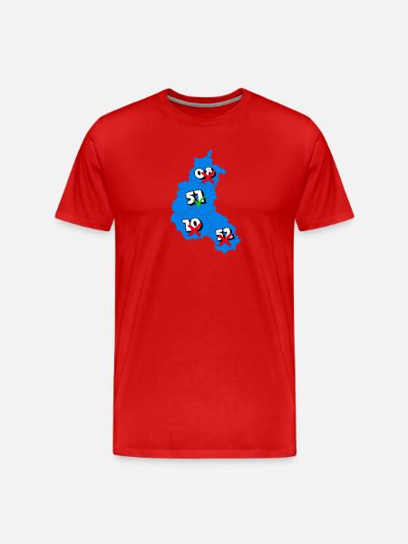 51 Marne - Men's Premium Organic T-Shirt - red